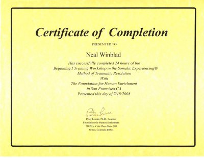 10 - Somatic Experiencing - Beginning I